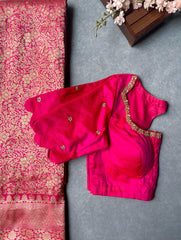 Rani Pink Worked Blouse