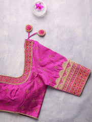 Pink Embroidered Blouse