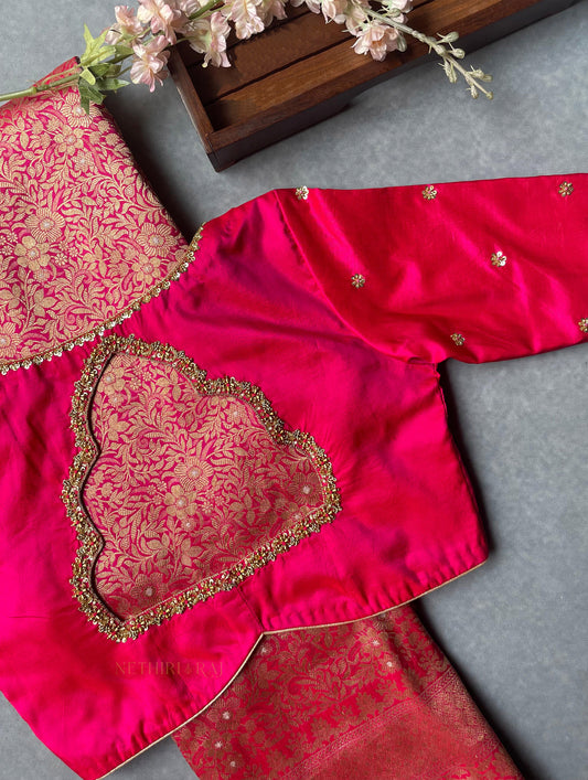 Rani Pink Worked Blouse
