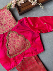 Rani Pink Worked Blouse