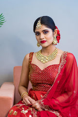 Deep Maroon Lehenga