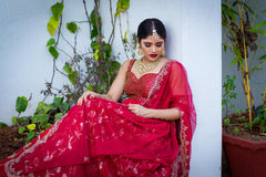 Deep Maroon Lehenga