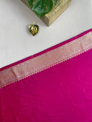 Fuchsia Pink Banaras Saree
