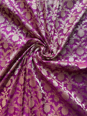 Grape Purple Banaras Saree