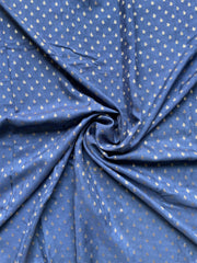 Navy blue Georgette Banaras Saree