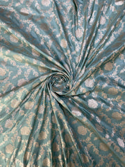 Pastel Turquoise Banaras Saree